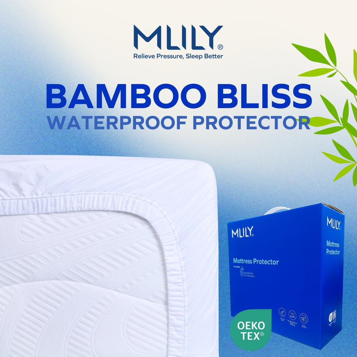 MLILY BambooBliss Advanced Waterproof Mattress Protector